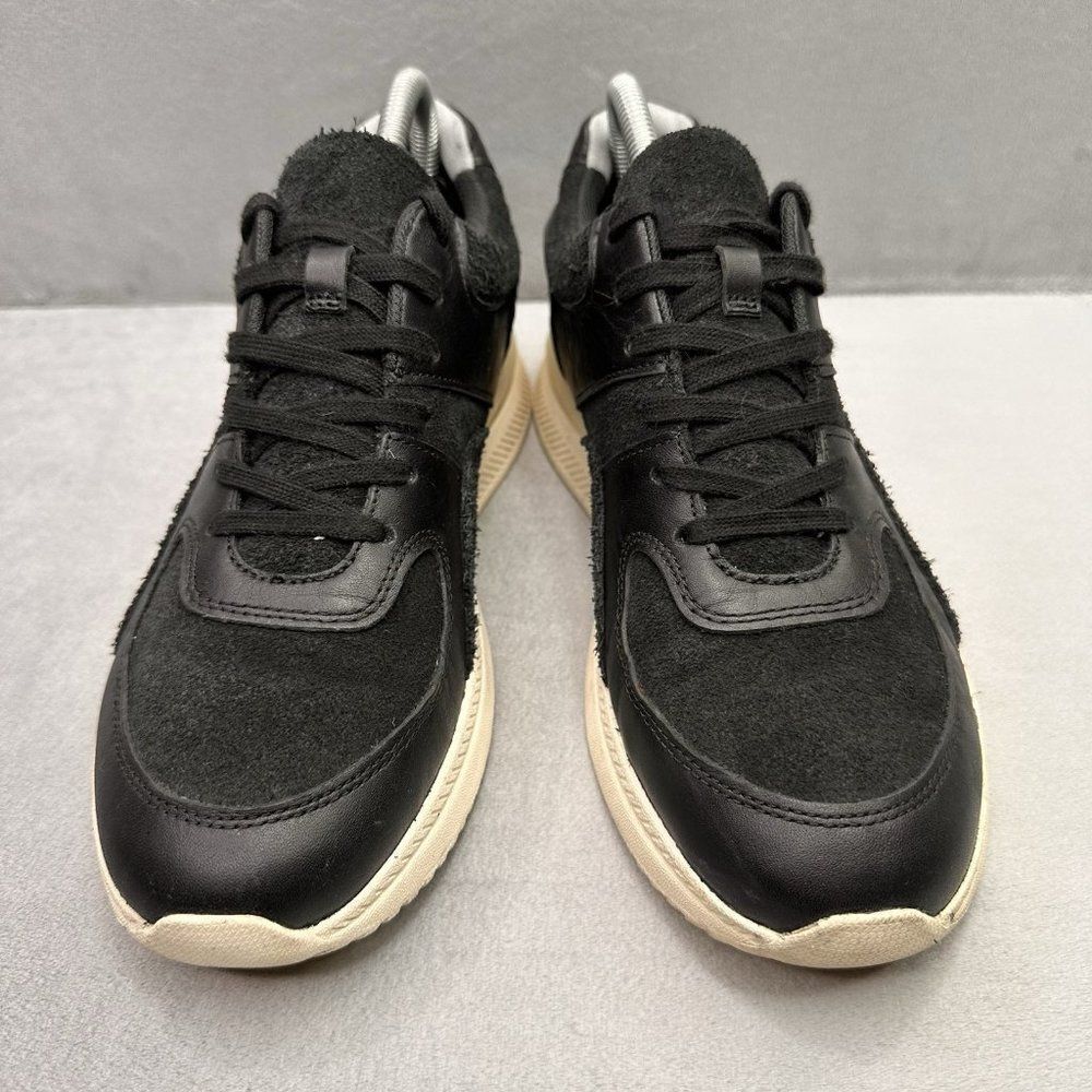 Everane The Trainer Womens Size 10 Shoes Black/Off White Leather Athletic - Picture 2 of 9